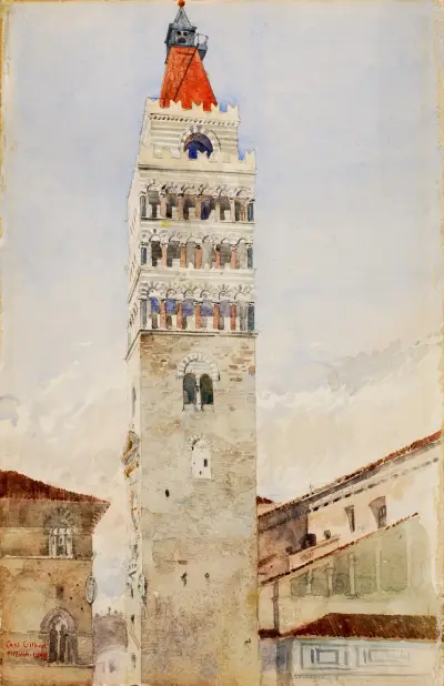 Cathedral Tower, Pistoia, Italy av Cass Gilbert