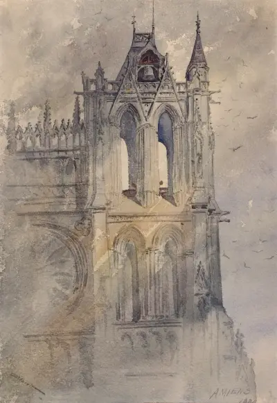 Southwest Tower, Amiens Cathedral av Cass Gilbert