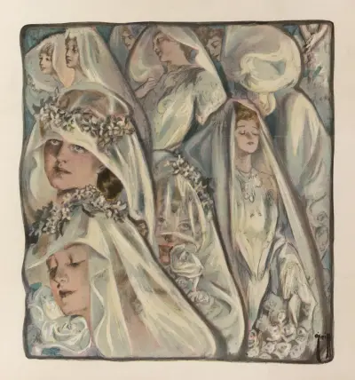 June flowers av Rose Cecil O'Neill