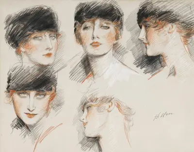 Gladys Deacon, Duchess Of Marlborough av Paul César Helleu