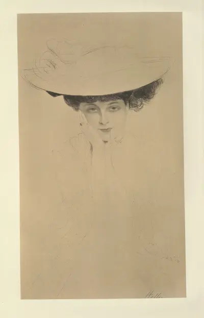 La Comtesse de Noailles av Paul César Helleu