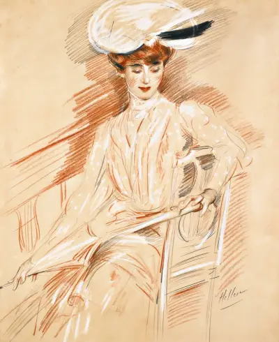 Paraplyet av Paul César Helleu