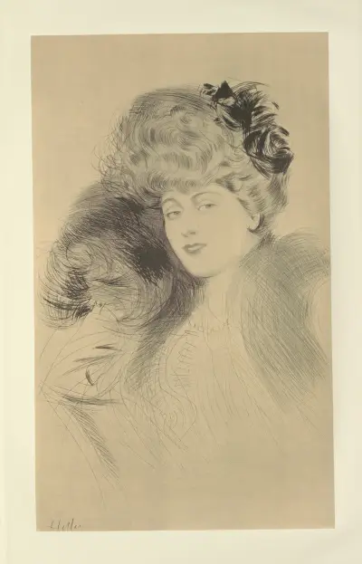 Miss A. av Paul César Helleu