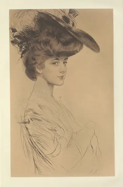 Miss Savory av Paul César Helleu