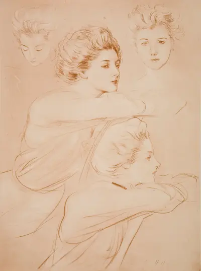 Parisienne av Paul César Helleu
