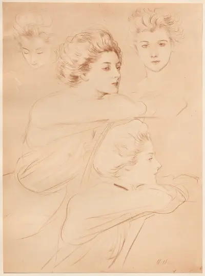 Parisienne av Paul César Helleu