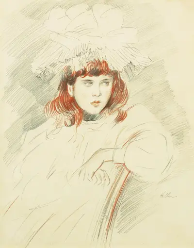 Porträtt av Ellen av Paul César Helleu