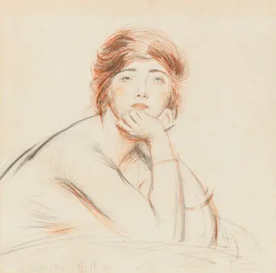 Portrait Of Jacqueline av Paul César Helleu