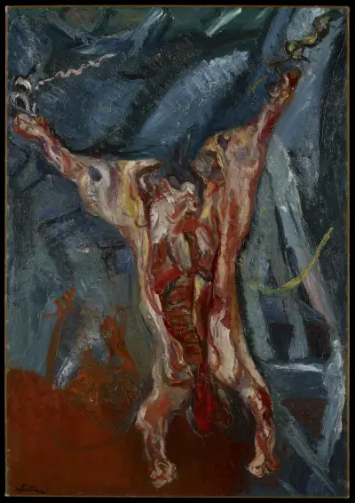 Carcass of Beef, 1925 – nr 2 av Chaïm Soutine