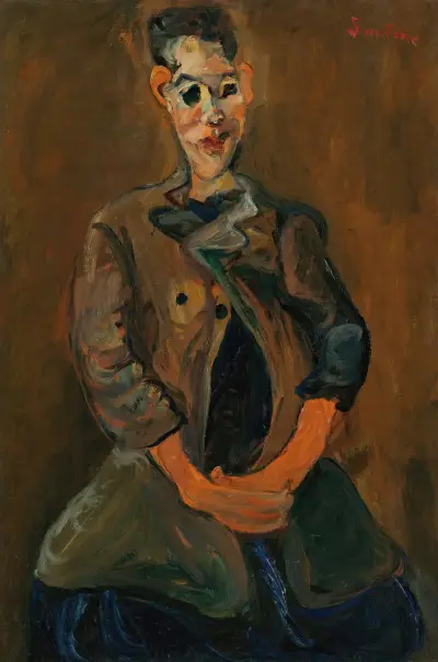 Portrét mladého muže, Chaïm Soutine