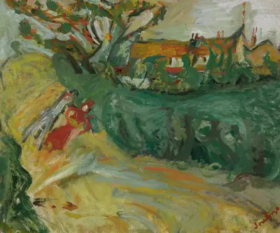Promenáda u vesnice, Chaïm Soutine