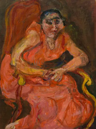 Frau in Rosa von Chaïm Soutine