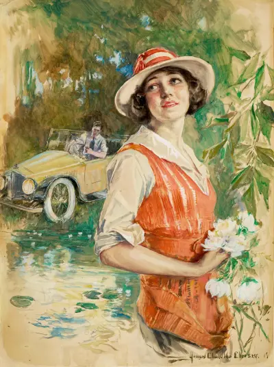 Happy Motoring (The Happy Ending) av Howard Chandler Christy