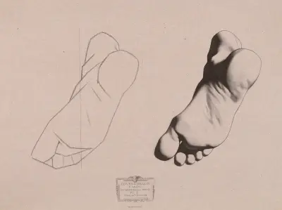 Teckningskurs Pl.08 av Charles Bargue