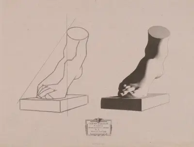 Cours de dessin Pl.09 av Charles Bargue