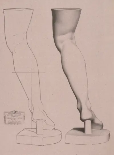 Cours de dessin Pl.27 av Charles Bargue