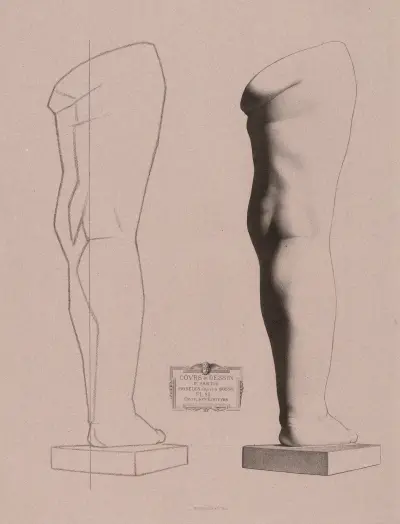 Teckningskurs Pl.29 av Charles Bargue