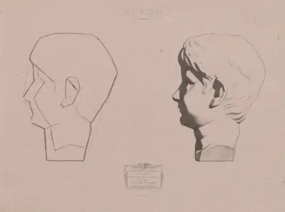 Teckningskurs Pl.32 av Charles Bargue