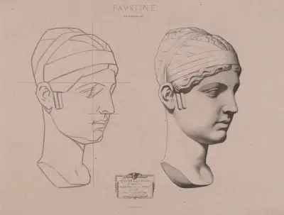 Cours de dessin Pl.46 av Charles Bargue