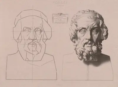 Cours de dessin Pl.57 av Charles Bargue