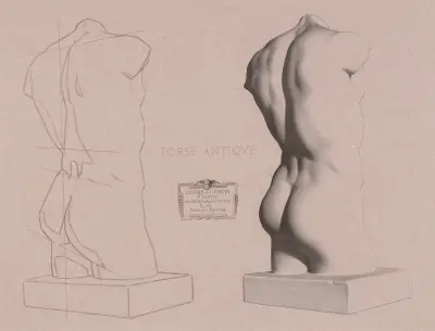 Cours de dessin Pl.63 av Charles Bargue