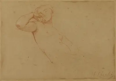 Studie aktu ženy – Nr. 2, Charles Chaplin