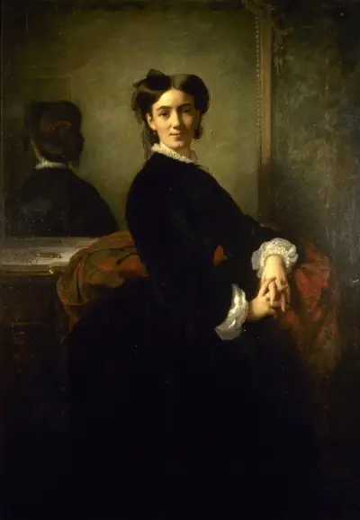 Portrait de Madame Charles Chaplin av Charles Chaplin