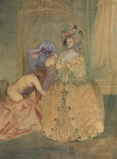 A Toccata of Galuppi av Charles Conder