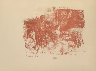 Coralie av Charles Conder