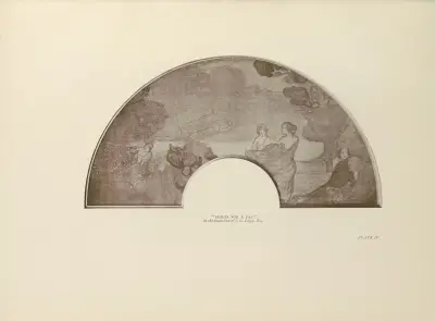 Design for a Fan av Charles Conder