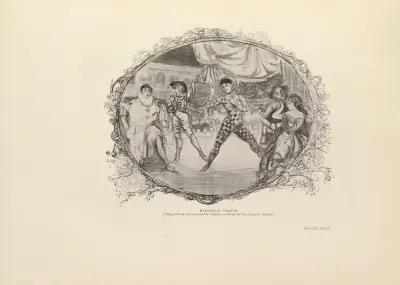 Harlekin amüsiert sich, 1914 – Nr. 2 von Charles Conder
