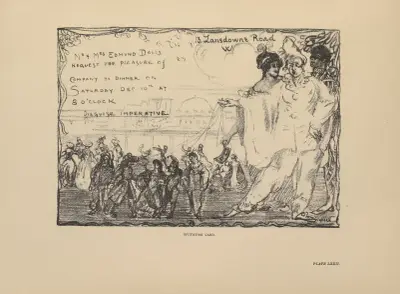 Einladungskarte, 1914 – Nr. 2 von Charles Conder
