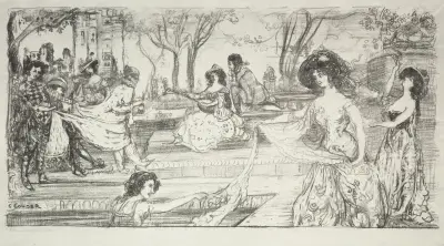 Gitarristen av Charles Conder