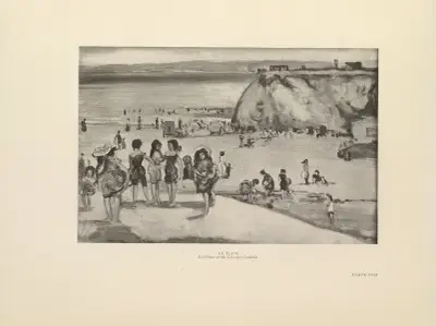La Plage av Charles Conder
