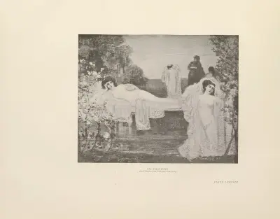Les Baigneuses av Charles Conder