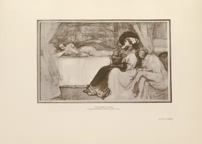Les Rideaux Roses av Charles Conder