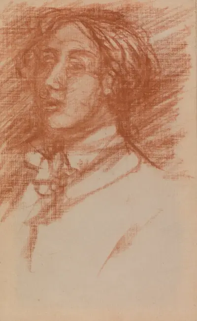 Porträtt av en man av Charles Conder