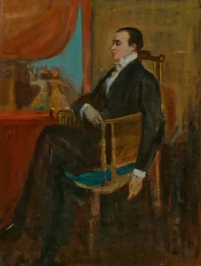 Porträtt av Max Beerbohm av Charles Conder