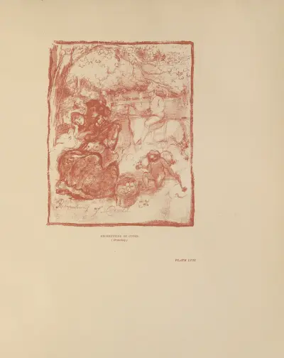 Recreations of Cupid (Drawing) av Charles Conder