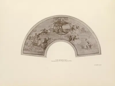 Den broderade solfjädern av Charles Conder