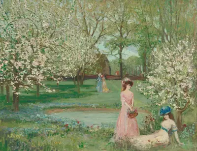 The Howe In Spring av Charles Conder
