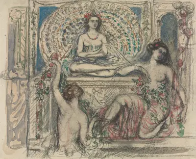 Påfågelns tron av Charles Conder