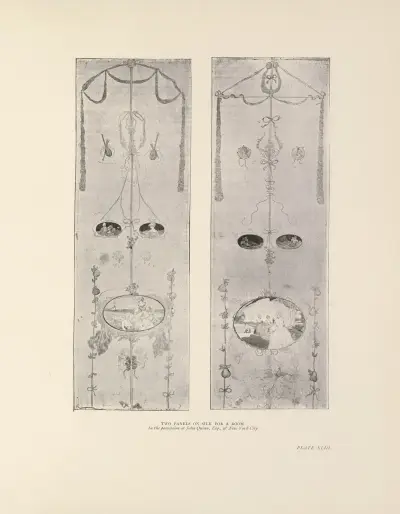 Two Panels on Silk for a Room – nr 2 av Charles Conder