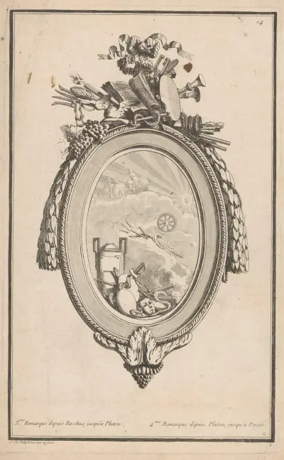 3eme Remarque depuis Bacchus jusqu’à Pluton, 4eme Remarque depuis Pluton jusq’à Persée av Jean-Charles Delafosse