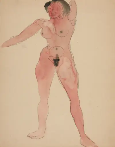 Kvinnoakt av Charles Demuth