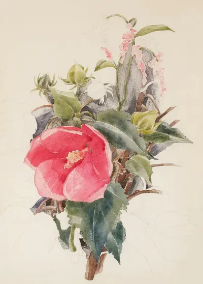 Hibiscus av Charles Demuth