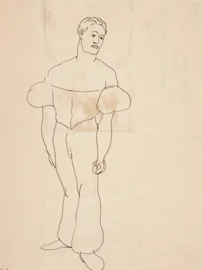 Jonglör, eller man i kostym av Charles Demuth