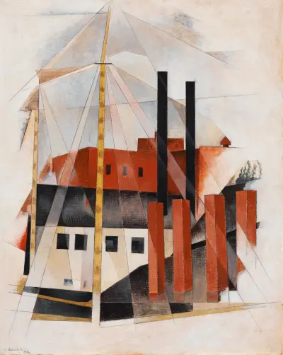 Piano Mover’s Holiday av Charles Demuth