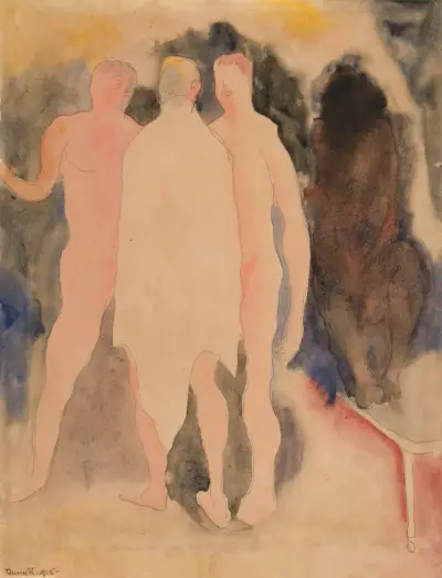 Turkish Bath av Charles Demuth