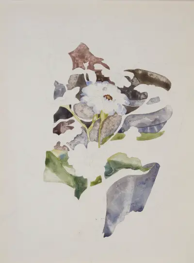 Zinnias av Charles Demuth